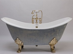 Magliezza Чугунная ванна Julietta 183x78 (ножки золото) – фотография-4